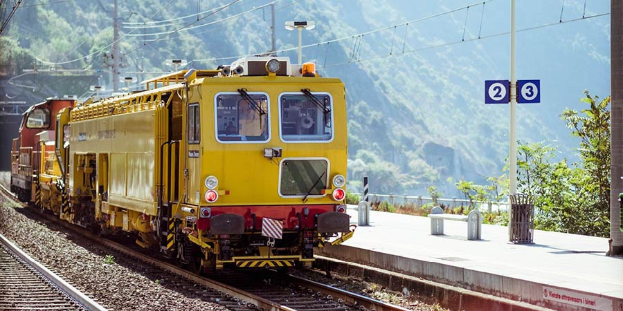 Admiring panoramic scenery on the Yellow Train of Cerdagne